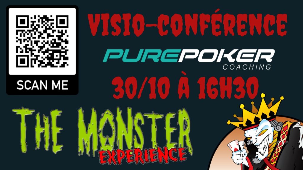 Visioconférence Exclusive avec la Team PurePoker à 16h30 aujourd'hui!