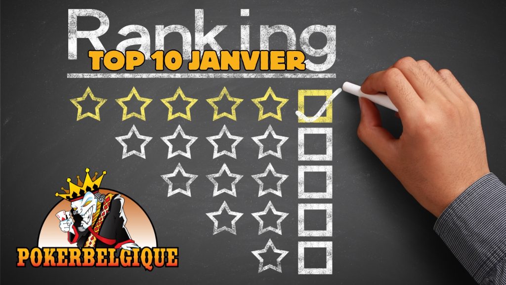 Top 10 Ranking Janvier & joueur le plus fidèle du mois!