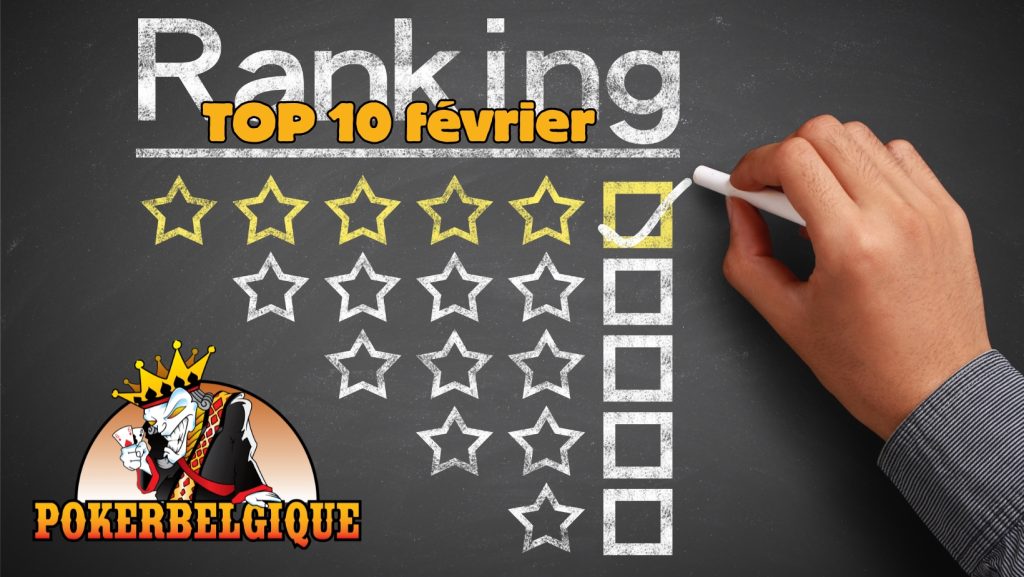Top 10 Ranking février & joueur le plus fidèle du mois!
