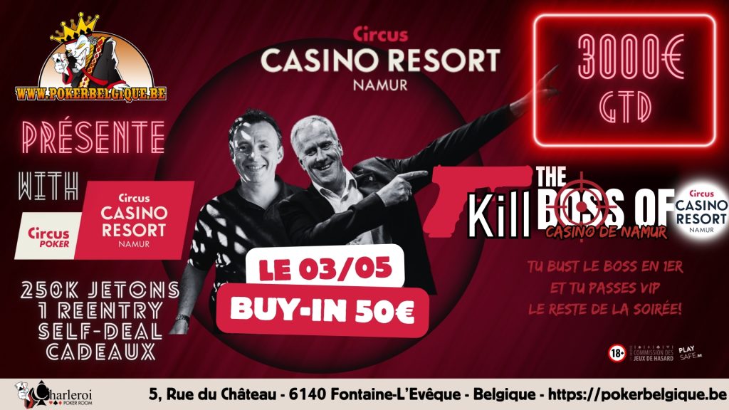 Ce vendredi 03/05 à Poker Belgique, on te garanti qu'il feras beau ce soir!